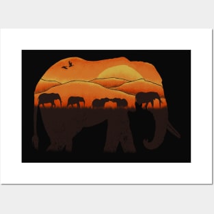 African Elephant Posters and Art